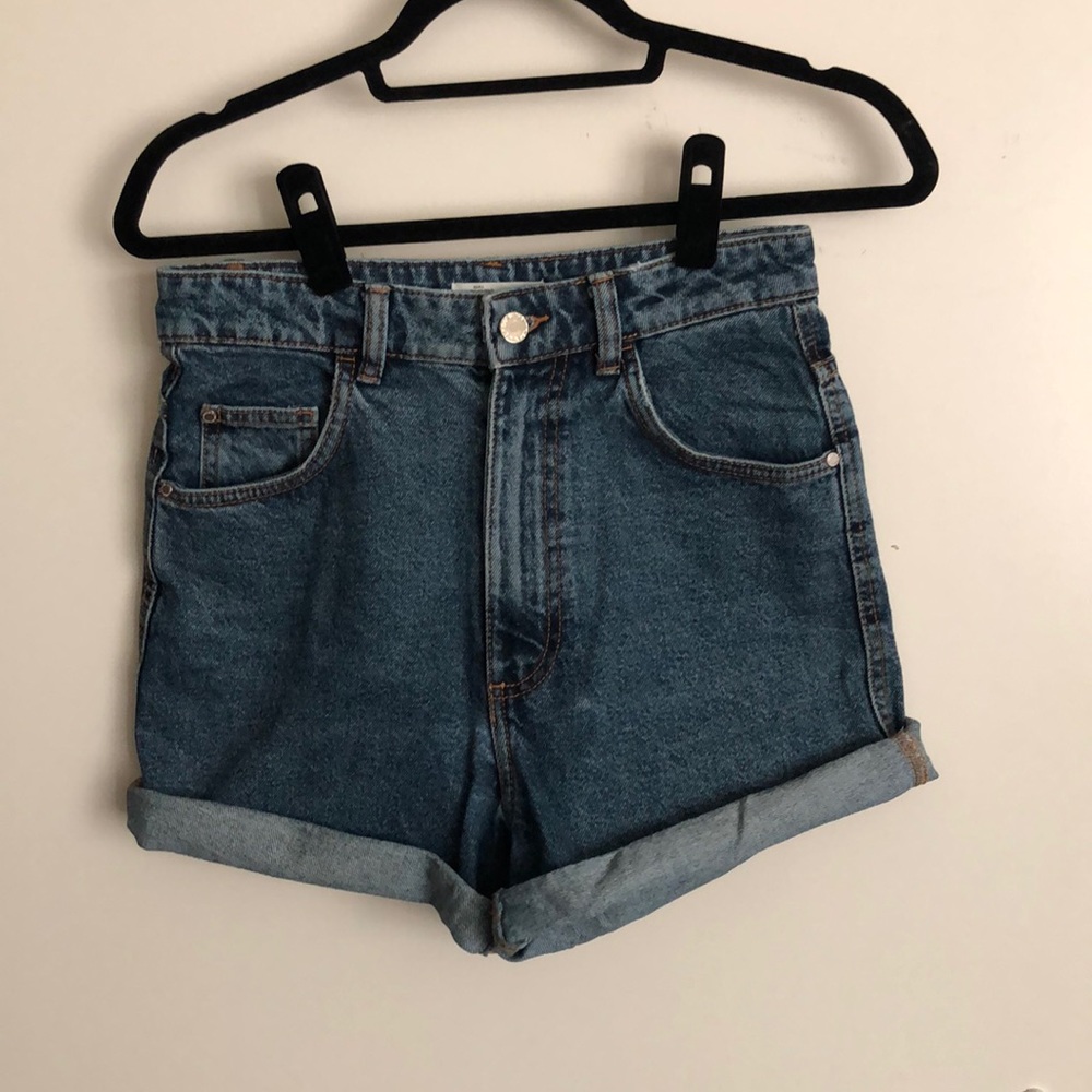 Zara Denim Blue Shorts